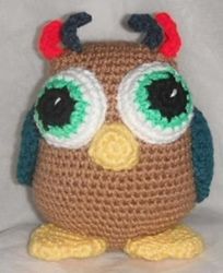 Olivia Owl Amigurumi Crochet Patterns, Crochet Pattern