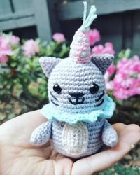 Pippi the Party Kitty Amigurumi Crochet Patterns, Crochet Pattern