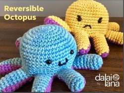 Reversible Octopus Amigurumi Amigurumi Crochet Patterns, Crochet Pattern
