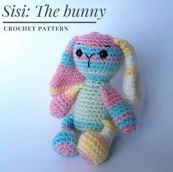 Sisi The bunny Amigurumi Crochet Patterns, Crochet Pattern