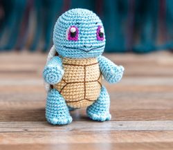 Squirtle pokemon Amigurumi Crochet Patterns, Crochet Pattern