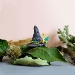 Witch of the Woods Pointy Hat Amigurumi Crochet Patterns, Crochet Pattern