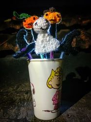 Wonky Witch Hat Pencil Puppet Amigurumi Crochet Patterns, Crochet Pattern