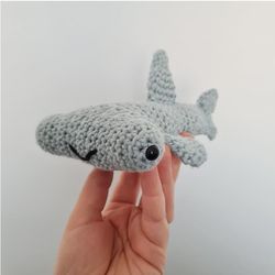 Hammerhead Shark Friend Amigurumi Crochet Patterns, Crochet Pattern