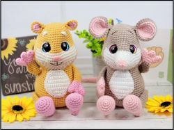 Hamster Amigurumi Crochet Patterns, Crochet Pattern