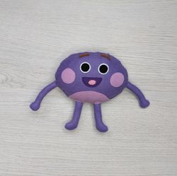 Super Simple Bumble Nums toy felt, The Bumble Nums are Cooking Their Famous Heartwarming Meals, Bumble Nums purple