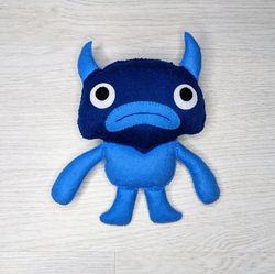 Endless alphabet Monsters Felt toys, Endless Numbers - Big Blue Monster