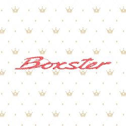 Boxster Logo Car Embroidery File Logo Car Brand Embroidery Design