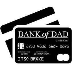 Bank Of Dad Svg, Fathers Day Svg, Bank Svg, Card Svg, Money Svg, Husband Gift Svg, Husband Svg, Daddy Svg, Big Brother S