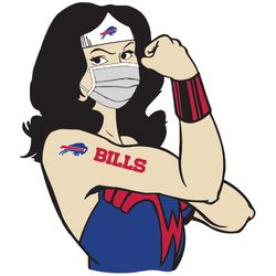 Buffalo Bills Wonder Woman Svg, Sport Svg, Buffalo Bills, Bills Svg, Bills Nfl, Marvel Bills Svg, Marvel Nfl, Super Bowl