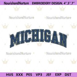 Michigan Wolverines Embroidery Design, NCAA Embroidery Designs, Michigan Wolverines Embroidery Instant File