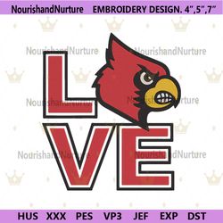 Louisville Cardinals Football Logo Embroidery, Louisville Cardinals Design File