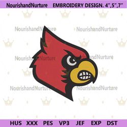 Louisville Cardinals Logo Embroidery, Louisville Cardinals Machine Embroidery