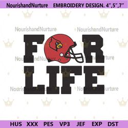 Louisville Cardinals NCAA Embroidery, NCAA Football Embroidery Designs