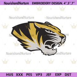 Missouri Tigers Iconic Embroidery Files, Missouri Tigers Embroidery Download File