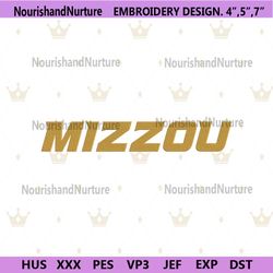 NCAA Missouri Tigers Team Embroidery Files, Missouri Tigers File Embroidery