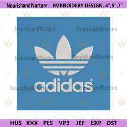 Adidas Logo Brand Blue Box Embroidery Download File