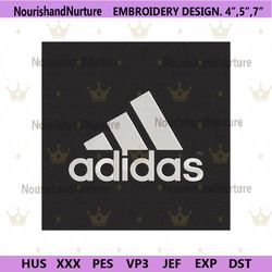 Adidas Moutain Logo Black Box Embroidery Design Download