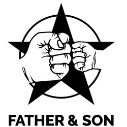 Friendship Father And Son Svg, Fathers Day Svg, Hand Fist Svg, Star Svg, Fathers Svg, Son Svg, Dad Svg, Happy Fathers Da