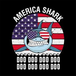 America Shark svg