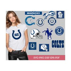 Bundle Indianapolis Colts Svg, Bundle Sport Svg, Indianapolis Colts Svg, Indianapolis Colts Logo, Colts Svg, Indianapoli
