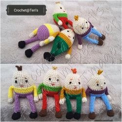 Mini Humpty Dumpties Amigurumi Crochet Patterns, Crochet Pattern