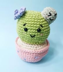 Blooming Love Cacti Amigurumi Crochet Patterns, Crochet Pattern