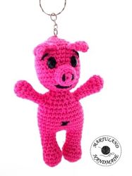 Keychain Pig Amigurumi Crochet Patterns, Crochet Pattern