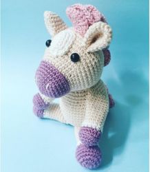 Neon the Horse Amigurumi Crochet Patterns, Crochet Pattern