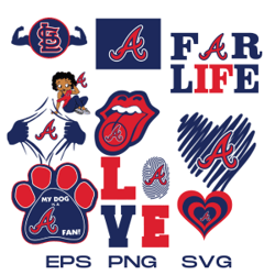 Atlanta Braves SVG Files - Braves Logo SVG - Atlanta Braves PNG Logo, MLB Logo, Clipart Bundle