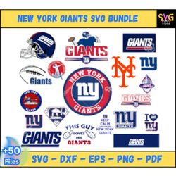 New York Giants SVG Bundle, New York Giants SVG, NFL SVG, Sport SVG