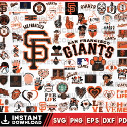 San Francisco Giants Team Bundles Svg, San Francisco Giants Svg, MLB Team Svg, MLB Svg, Png, Dxf, Eps, Jpg, Ins