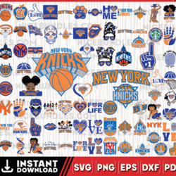 New York Knicks National Team Bundles Svg, New York Knicks National svg, NBA Teams Svg, NBA Svg, Png, Dxf, Eps,