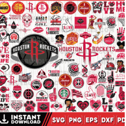 Houston Rockets Baseball Team SVG, Houston Rockets svg, NBA Teams Svg, NBA Svg, Png, Dxf, Eps, Instant Download