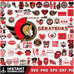 Ottawa Senators Team Bundles Svg, Ottawa Senators Svg, NHL Svg, NHL Svg, Png, Dxf, Eps, Instant Download