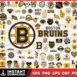 Boston Bruins Team Bundles Svg, Boston Bruins SVG, NHL Svg, NHL Svg, Png, Dxf, Eps, Instant Download