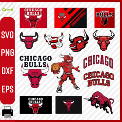 Digital Download, Chicago Bulls svg, Chicago Bulls clipart, Chicago Bulls cricut, Chicago Bulls logo, Chicago Bulls cut