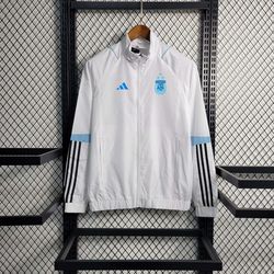 2023 Argentina Soccer Jersey Windbreaker white