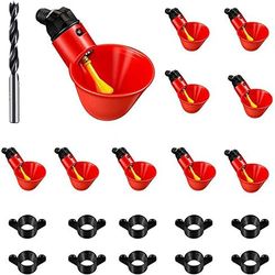 10pcs Chicken Waterer - Poultry Waterer Chicken Water Cups