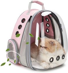 Bubble Expandable Cat Backpack Pet Travel Carrier for Cats and Dogs