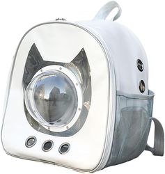 Dog Backpack Carrier Carrier Backpack Transparent Viewing Window Soft Pet Travel Bag Cat