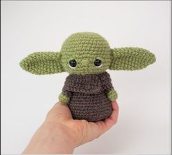 Baby Yoda Amigurumi Crochet Patterns, Crochet Pattern