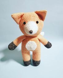 Fiero the Fox Amigurumi Crochet Patterns, Crochet Pattern