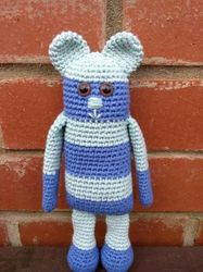 Blue Bear Amigurumi Crochet Patterns, Crochet Pattern