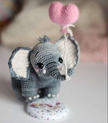 Baby Elephant,  Amigurumi PDF Pattern toys patterns
