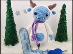 Shaun the yeti Amigurumi Crochet Patterns, Crochet Pattern