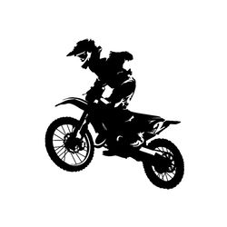 Motocross Race Rider On Motorbike Svg, Vehicle Svg