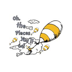 Oh The Places You Will Go Svg, Dr Seuss Svg, Dr Seuss Gifts Svg, Cat In The Hat Svg, Hat Svg, Cat Svg, Cat Lover, Dr Seu