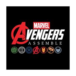 Marvel, Avengers svg