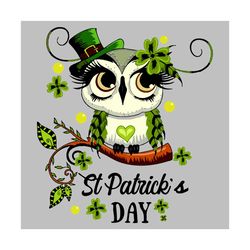 Owl Patrick Day Svg, Patrick Svg, Patrick Day Svg, Owl Patrick Svg, Cute Owl Svg, St Patrick Day, Shamrock Svg, Clover S